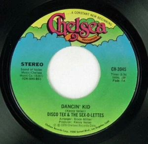 Disco Tex & The Sex-O-Lettes, Dancin' Kid - Same, Chelsea CH-3045 - Picture 1 of 1