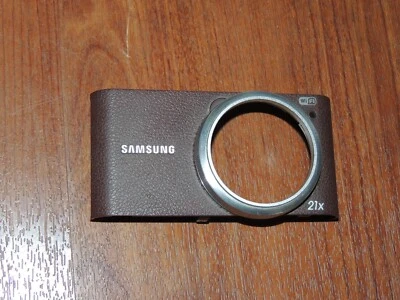 Carcasa de cuerpo frontal original OEM genuina para cámara inteligente Samsung WB350F MARRÓN Foto 1 de 2
