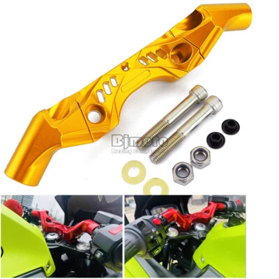 Motorcycle Top Triple Handlebar Adapter For Kawasaki Ninja 650 2017-2023 Gold - Image 1 of 4