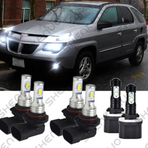 6x For Pontiac Aztek 2001-2005 9005 9006 880 Headlight Fog Light LED Combo Bulbs - Picture 1 of 12
