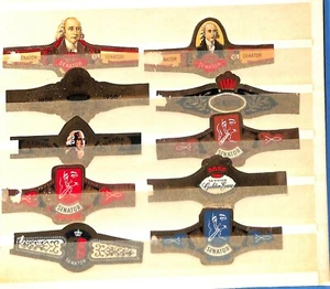 LOT OF 10 VINTAGE CIGAR BANDS - SENATOR (0127-15) - Picture 1 of 1