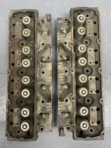 2- Olds 350 Cylinder Heads These are Big 8 Num 411 929 used ****LOCAL PICKUP**** - Picture 1 of 11