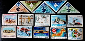 15 Briefmarken Katar - postfrisch - 1965-1970 Lot#84k Pfadfinder plus andere - Bild 1 von 1