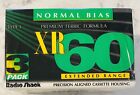 New & Sealed ~ 3 Pack Radio Shack Xr60 Extended Range Normal Bias Cassette ~