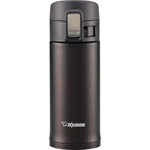 Zojirushi 象印真空保溫杯 SM-KB36-TM Stainless Steel Vacuum Bottle 360ml - Dark Cocoa - Picture 1 of 3