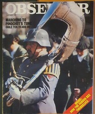 OBSERVER MAGAZINE  September 4, 1983 - Pinochet's Chile, Malawi. 