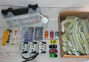 Zip Zaps! RC Car RadioShack Lot w/Case,Cars,Controllers, Shells, Track & Extras - Picture 1 of 9