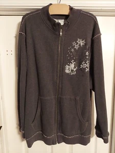 Old Navy Pullover Herren Extra Large Grau Langarm Full Zip (fette Naht) - Bild 1 von 10