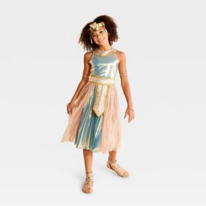 Queen Of The Nile Kids Cleopatra Egyptian Halloween Costume 12-14 Large #1390 - Picture 1 of 10