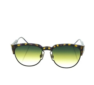 CHRISTIAN DIOR Spectra1 53mm Half Rim Sunglasses R1144 - Havana/Gradient Green - Image 1 of 4