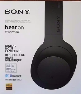 Sony MDR100 h.Ear on Wireless Noise Canceling Bluetooth Headphones - Charcoal  - Picture 1 of 1