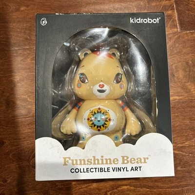 Kidrobot Julie West X Care Bears Funshine Bear 6 Inch Vinyl Art Figure Toys NIB - Image 1 of 4
