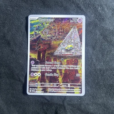 Pokémon TCG Drowzee Scarlet & Violet Base Set Holo Illustration Karte 210/198 - Bild 1 von 2