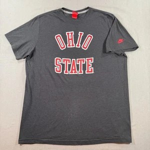 Nike Ohio State Buckeyes T Shirt Mens 2XL Gray Tee University Retro Short Sleeve - Picture 1 of 8