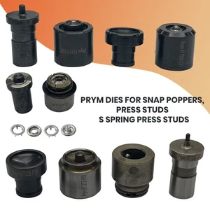 PRYM Snap Fasteners Die Set Popper Press Stud Fixing Tool for Jackets, Babywear - Picture 1 of 20