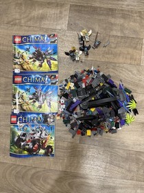 Lego Legends of Chima Lot 70004 70012 INCOMPLETE, MINIFIGURES, INSTRUCTIONS