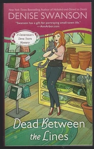 Dead Between the Lines Denise Swanson 2012 Devereaux's Dime Store Mystery #3 - Picture 1 of 1