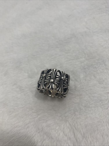 Authentic [Chrome Hearts] Cemetery Square / Floral Cross Heart