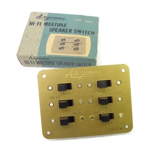 Vintage NOS Argonne AR-209 Multiple Speaker Switch - Picture 1 of 11