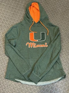 Miami Hurricanes Hoodie Large Damen Colosseum Green Pullover - Bild 1 von 6