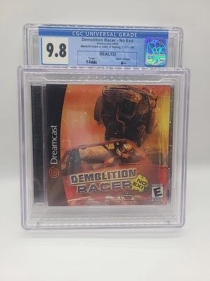 Demolition Racer No Exit CGC 9.8 A++ Sega Dreamcast Graded Sealed Not Wata Vga - Image 1 of 4