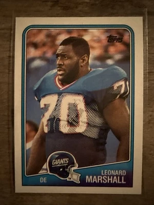 1988 Topps Leonard Marshall NFL New York Giants #281 - Image 1 of 2