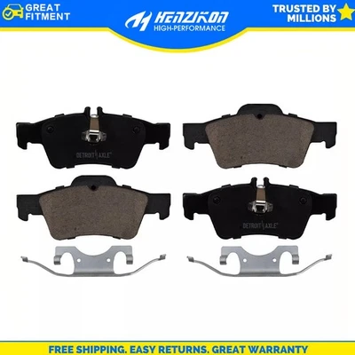 Pastillas de freno cerámicas traseras para MERCEDES-BENZ CL500 CLS400 E300 E320 E500 S350 SL500 Foto 1 de 4