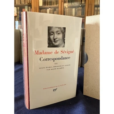 Madame de Sévigné Correspondance tome 3 Collection Bibliothèque de la pléiade NR - Photo 1/2
