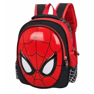 Disney Spiderman School Kids Backpack Leakproof Book Bag Student Boys Girls Gift - Image 1 of 4