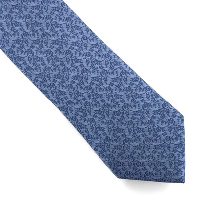 Corbata Michael Kors Para Hombre Linley Floral Corbata Clásica 3" Mezcla Seda Azul $69.5 Foto 1 de 4