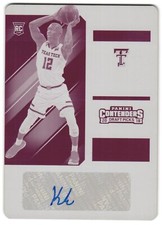Keenan Evans Autograph 2018 Contenders Draft Printing Plates Magenta #98 1/1