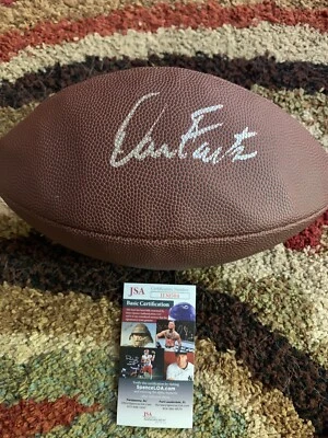 DAN FOUTS Signed NFL FOOTBALL LOS ANGELES CHARGERS QB HALL OF FAME RARE JSA - Image 1 of 2