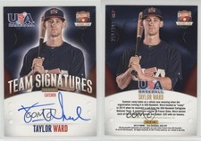 2014 USA Baseball Box Set Collegiate National Team Signatures Taylor Ward Auto