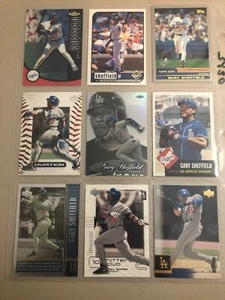 Gary Sheffield ⚾️ Los Angeles Dodgers Baseball Cards ⚾️ 9 Card Lot ⚾️ - Picture 1 of 12