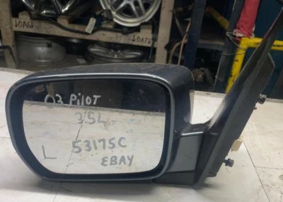 2003-2008 Honda Pilot Driver Left Side View Power Door Mirror OEM - Image 1 of 4