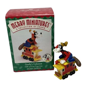 Hallmark Ornament Mickey Express Goofy's Caboose 5th Merry Miniatures VTG 1998 - Picture 1 of 8