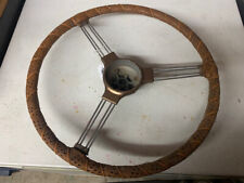 1949 - 1955 MG TD TF Banjo Steering Wheel OEM Gold USED No Center Cap decent