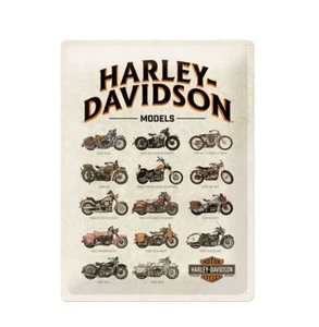 Harley-Davidson Chapa de Metal Nostálgica NA23233 "Modelo" 30x40cm - Imagen 1 de 1