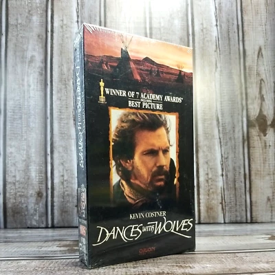 Brand New Dances with Wolves (VHS, 1993) Kevin Costner Movie Factory Sealed - Image 1 of 4