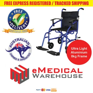 Days Swift Light Attendant Propelled Wheelchair - Ultra light aluminium frame - Picture 1 of 2