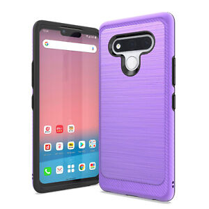 For LG Stylo 6 Phone Case, Slim Shockproof Cover+Tempered Glass Protector