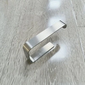 Stainless Steel Toilet Roll Paper Holder Strong Self Adhesive Stick Wall Mount - Picture 1 of 3