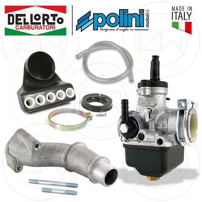 DELL’ORTO – POLINI KIT CARBURATORE PHBL 24 DELL'ORTO + COLL. POLINI VESPA SPECIAL 50 R L N PK 50 S