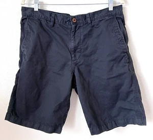 Tommy Bahama Mens Shorts Size 34x10 Black Pima Cotton Linen Modal Chino Pockets - Picture 1 of 8