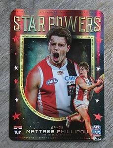 2025 AFL TEAM STAR POWERS MATTAES PHILLIPOU SP-75 ST KILDA SAINTS - Picture 1 of 1
