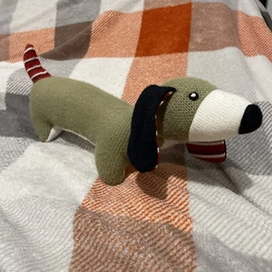 Gund Dachshund Countdown To Christmas Hand Knit Dog, sausage dog plush. - Picture 1 of 8