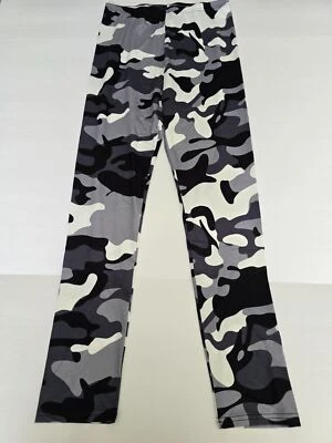 Leggings de cintura alta con estampado de camuflaje de moda - ultra adelgazantes y elásticos - perfectos Foto 1 de 4