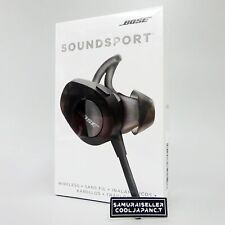 Bose SoundSport Wireless Bluetooth In Ear Headphones Black Japan NEW