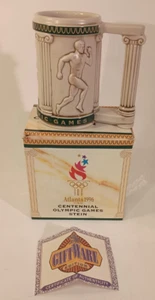 CERAMARTE ATLANTA 1996 CENTENNIAL OLYMPIC GAMES BEERSTEIN MUG SOUVENIR CERAMIC - Picture 1 of 6