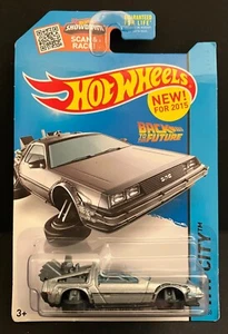 2015 Hot Wheels Ritorno al Futuro Time Machine-Hover Mode HW City #45/250 LEGGI! - Foto 1 di 9